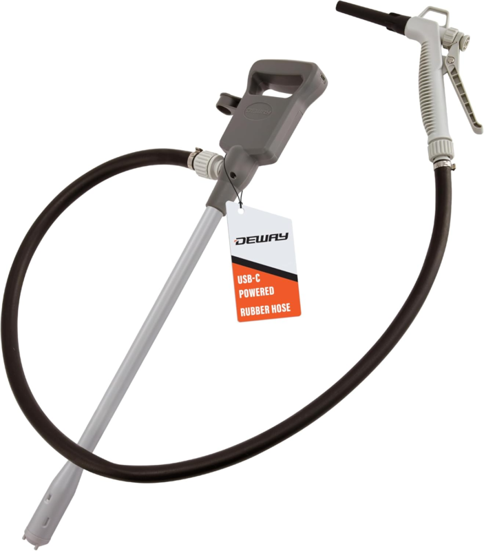 51&quot; Heavy Duty Rubber Hose, Powerful AA Battery Powered W/Usb-C Option, ... - $142.48