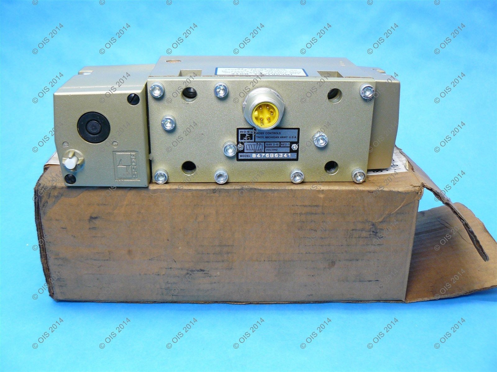 Ross 8476B6341 Single Solenoid 5/2 Valve 120 VAC Sae Size 500 New - $249.99