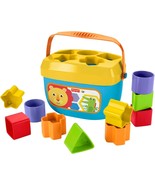 Fisher-Price Stacking Toy Baby&#39;S First Blocks Set Of 10 Shapes For Sorti... - $41.13 CAD