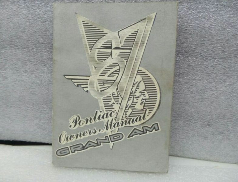 GRAND AM  1987 Owners Manual 16206 - $12.86