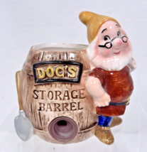 Walt Disney Productions Doc&#39;s Storage Barrel Pencil Sharpener 7 Dwarfs G... - $36.14