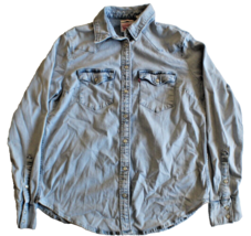 Vintage Levis Pearl Snap Western Shirt Size S - £22.42 GBP