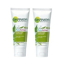 Garnier Skin Naturals Pure Active Neem Face Wash, 100gm (pack of 2) - $29.85