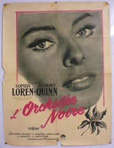 « L’orchidee Noire» – M.RITT- S.Loren - A.Quinn - Original Poster - Affiche 1958 - £104.42 GBP