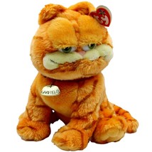 Garfield The Cat Ty Beanie Baby Buddy Retired MWMT Gold Name Tag - £19.94 GBP