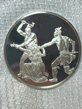 Sterling Silver Death Of Jane McCrea 1804 Vanderlyn Franklin Mint Americ... - $49.45