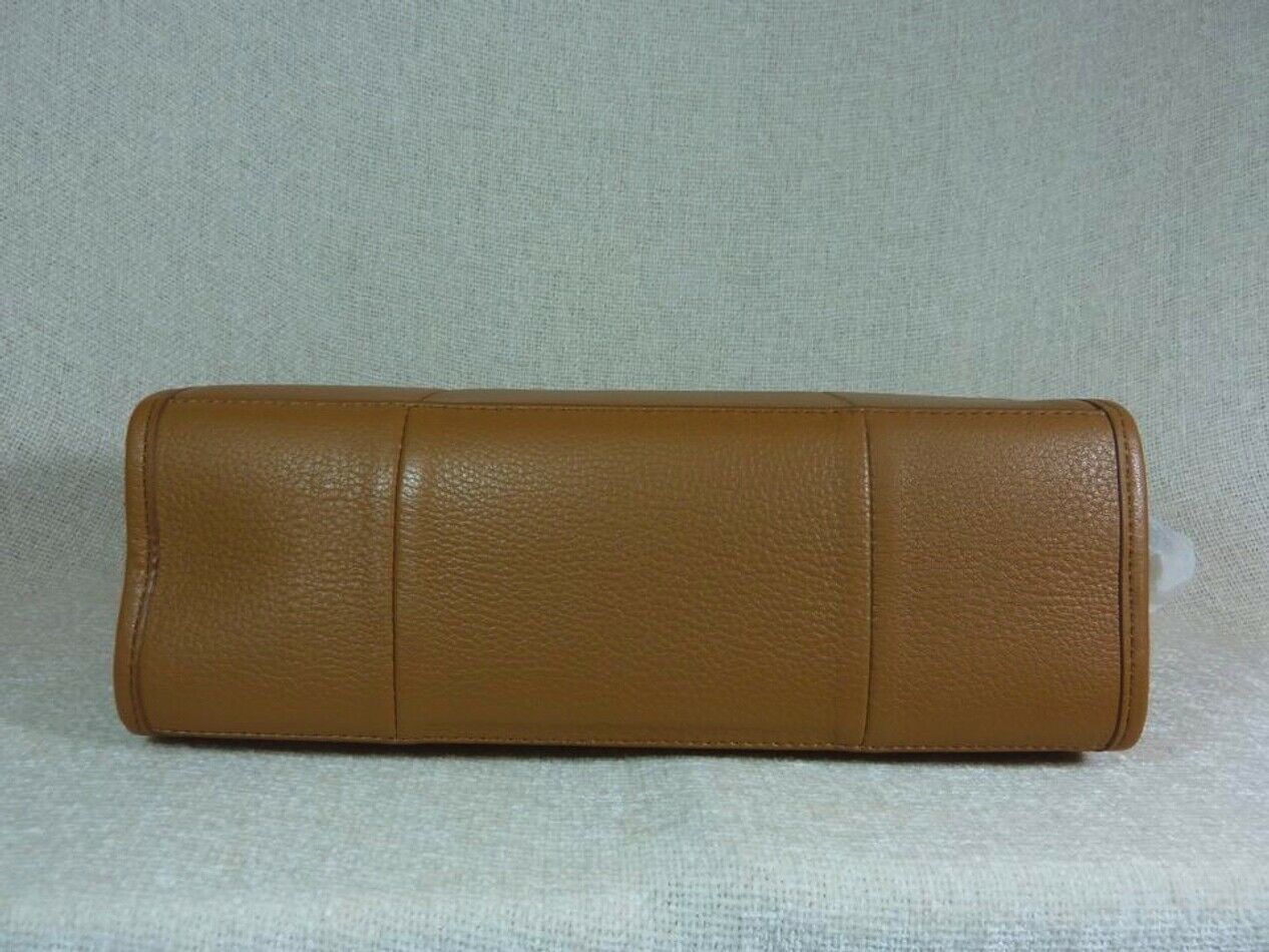 NEW Tory Burch Bark Pebbled Leather Small Britten Slouchy Tote - $475 Item image 5