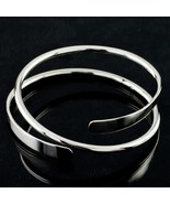 Sterling Silver .925 Wrap Spiral Bracelet Beautiful Gift for Her - €264,12 EUR