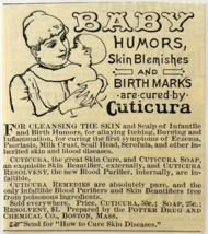 1886 Cuticura Medicinal Soap Advertisement Victorian Quack Medicine DWKK27H - €17,28 EUR