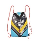IMEMOI Backpack Stylish Star Accents Lightweight Multicolor Size 18&quot;X7&quot; ... - £86.64 GBP