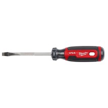 Milwaukee 1/4Inch Slotted 4Inch Cushion Grip Screwdriver (Usa) - £31.16 GBP