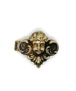 Art Nouveau Sterling Vermeil Cherub Angel Buckle (#J5432) - $3,347.23 MXN