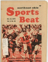 Northeast Ohio Sports Beat Oct 12 1975 - £11.70 GBP