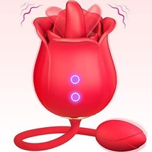 Rose Sex Toy Vibrator for Woman - Rose toy, Rose Sex Stimulator for Women Tongue - £20.80 GBP