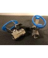 Velan 1/2&quot; HB-2000 one-piece ball valve, 2000 psi, stainless steel, thre... - $33.75