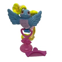 FairyTails Hasbro Fuzzy Tummy Bouncy Tails Bird Perch Comb Set MLP 1980s - £41.30 GBP