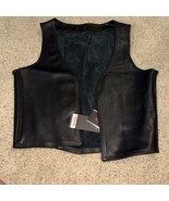 Parus Genuine Men’s  Leather Vest Size XL New W/tags - $1,545.35 MXN