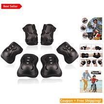 Adjustable Kids Knee and Elbow Pad Set for Safeguarding Young Skaters &amp; ... - $29.65