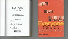 Everyone Leads SIGNED Paul Schmitz Leadership from the Community Up / Hardcover - £11.43 GBP