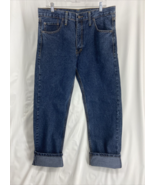 Vintage Levis 505 Jeans 36x30 Men&#39;s Blue Denim Made in Mexico - £26.18 GBP
