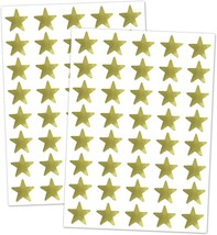 1000 Pack Gold Foil Star Metallic Stickers 0.6&quot; Diameter - $316.07 MXN