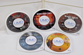 Lot of 5 PSP Movies Black Hawk Down King Arthur Kingdom of Heaven - $19.75