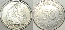GERMANY 50 PFENNIG 1950-J - $8.00