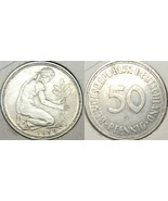 GERMANY 50 PFENNIG 1950-J - £6.32 GBP
