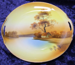 Noritake - Tree in the Meadow - Handled Cake Plate - Antique prior to 1918 - $24.74