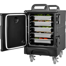 VEVOR Insulated Food Pan Carrier 81Qt Double Buckle Stackable Front Load... - €170,80 EUR