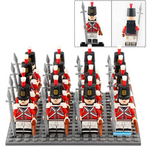 British Fusilier Soldiers WW2 UK Army Military Lego DIY Minifigures Toys 16pcs - £26.27 GBP