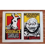 Mudvayne and godsmack Poster Cleveland Sptember 15 16 powerman 5000/ God... - $2,480.47 MXN