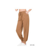 Womens Sweatpants French Terry   Relaxed Fit pockets elastic waist draw ... - $23.94