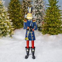 Zaer Ltd. 5ft Tall Metal Christmas Holiday Nutcrackers Soldiers (Green Drummer L - $459.95+