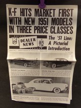 Kaiser Frazer Dealer News Volume IV, No 7 Feb 17 1950 Newspaper Henry J  - £53.15 GBP