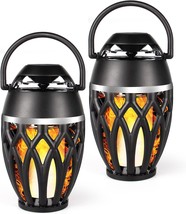 Vanten 2 Packs Outdoor Bluetooth Speakers, Bluetooth 5.0 Led Flame Speak... - £50.16 GBP