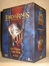 Lord of the Rings LOTR Sideshow Weta Orc Muzzle Cage Metal Helm - Factor... - $129.00