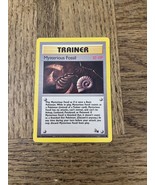 1999 Pokemon Trainer Card Mysterious Fossil 62/62 - $4.95