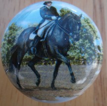 Ceramic Cabinet Knobs  w/ Dressage Horse - $4.46