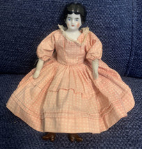 Antique German 9 China Head Doll Antique Clothes &amp; Cloth Body 7” Haunted... - £52.28 GBP