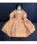 Antique German 9 China Head Doll Antique Clothes &amp; Cloth Body 7” Haunted... - £52.01 GBP
