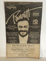 vintage Pavarotti Print Ad Advertisement 1986 pa1 - £6.23 GBP