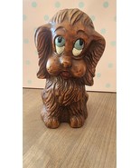 Vintage Estate Brown Dog Cocker Spaniel Puppy Coin Bank See Photos As Is - $19.00