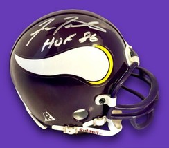 Fran Tarkenton Autographed Signed Minnesota Vikings Mini Helmet w/COA - £116.49 GBP