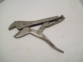 Vintage Craftsman Vise Grip Locking Pliers Straight Jaw Made in USA Circle I - £15.80 GBP