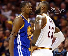 Lebron James &amp; Kevin Durant Signed Photo 8X10 Rp Autographed Cavaliers Warriors - £15.84 GBP