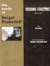 The Works of Sergei Prokofieff, Visions Fugitives for Piano, Book - £7.87 GBP