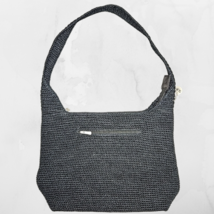 The Sak Classic Crochet Black Bag Crossbody Purse Shoulder Handbag image 2
