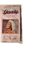 Vintage 1998 Goody Shower Cap Bouffant Floral Pastel Pattern Pink NOS NI... - $26.71