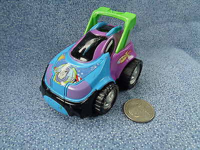 Primary image for Disney / Pixar Toy Story Buzz Lightyear Plastic Car / Vehicle 3 1/2" 